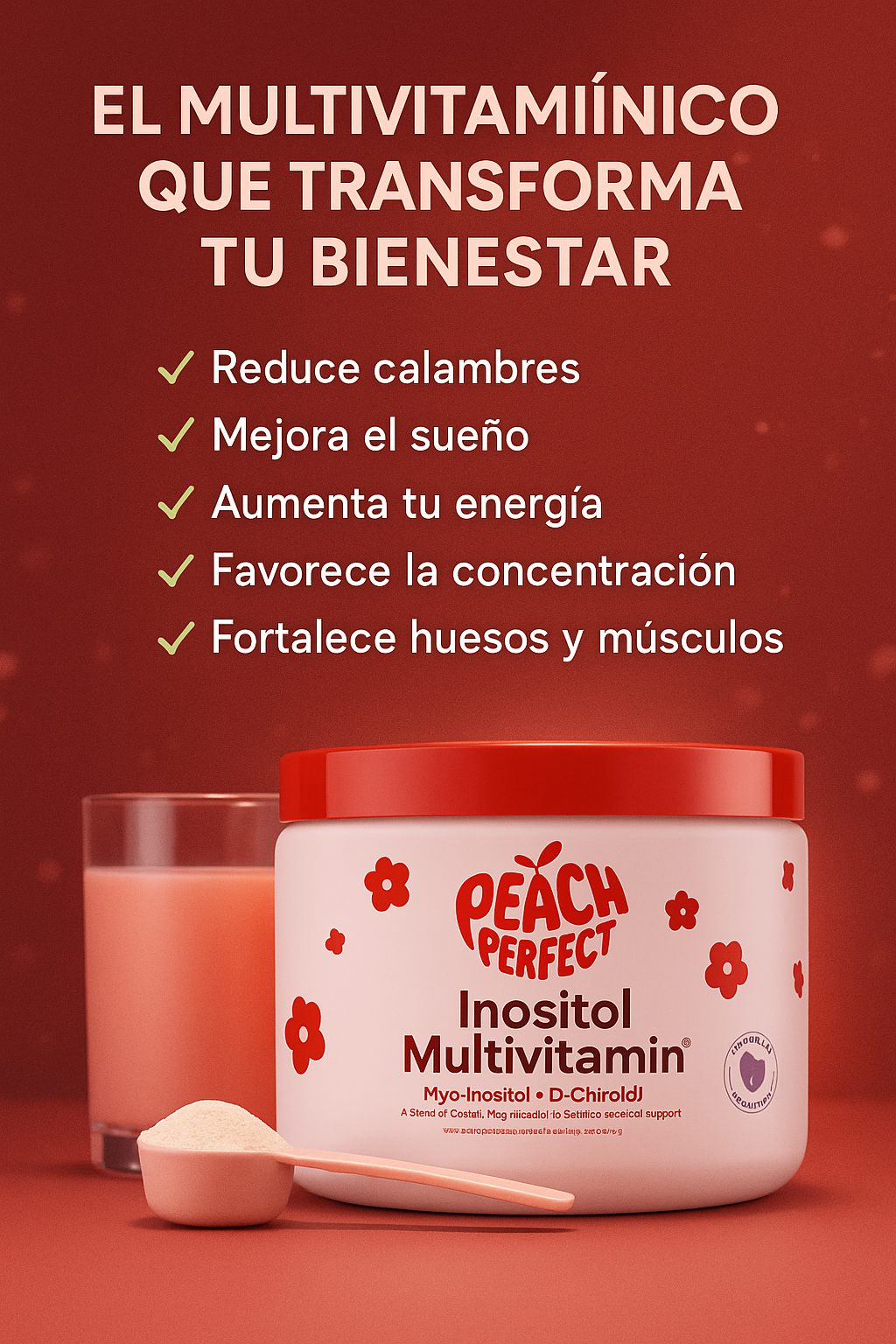 Inositol Multivitamin Peach Perfect